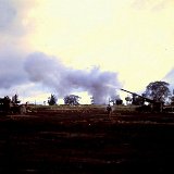 "Field Location - ABtry 6/27th Arty 175mm guns - March 1968"